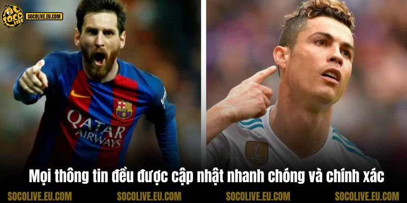 Mọi thông tin đều được cập nhật nhanh chóng và chính xác