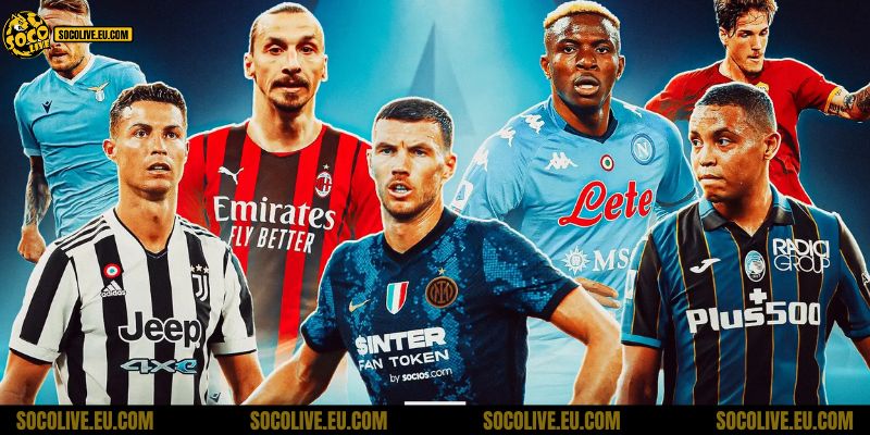 Hàng loạt danh thủ đã và đang thi đấu tại Serie A giúp nâng tầm giải đấu này