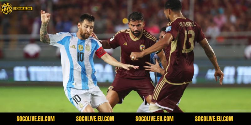 Argentina toàn thắng trong các lần đối đầu với Venezuela